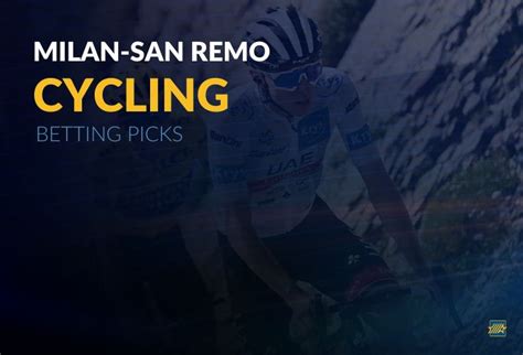 milan san remo betting odds|Cycling Milano.